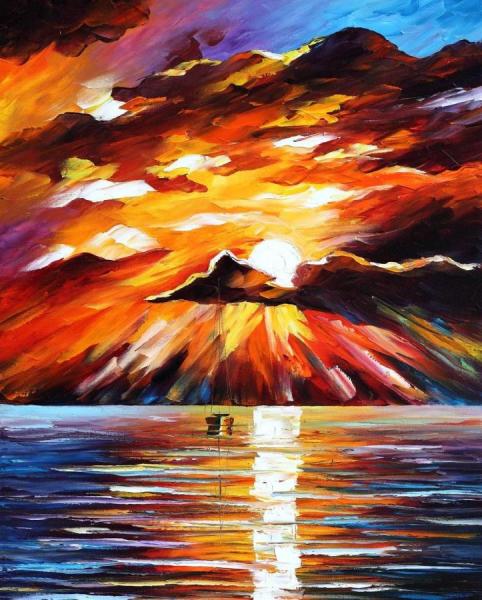 Sunny Clouds by Leonid Afremov
