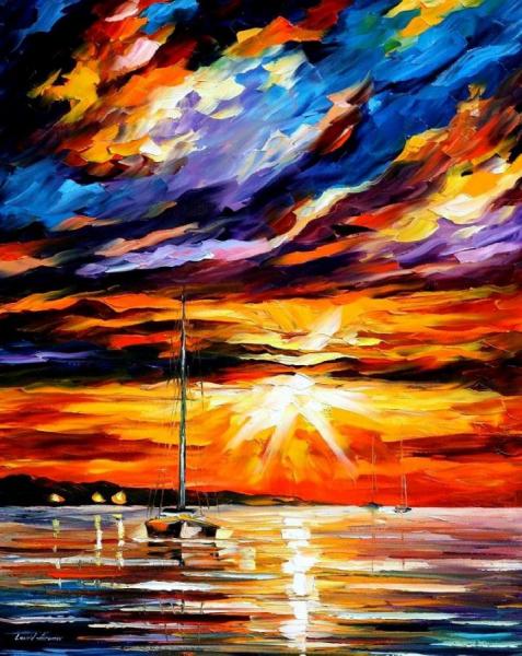 Sunset Melody by Leonid Afremov