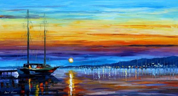 Sunset Over Eternity by Leonid Afremov