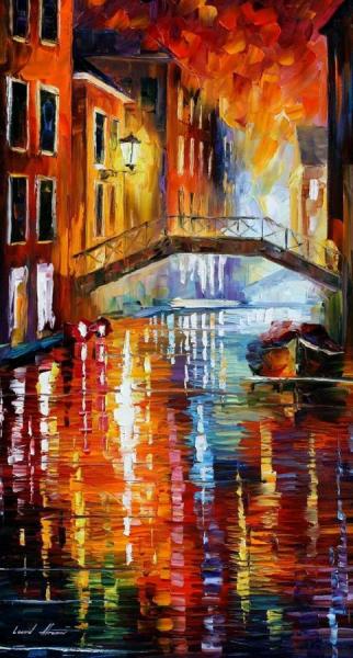 The Canals Of Venice by Leonid Afremov