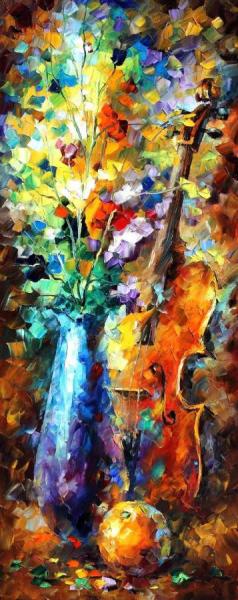 The Music Of Violin by Leonid Afremov