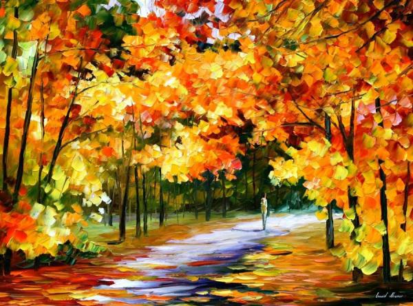 The Path Of Sun Beams by Leonid Afremov