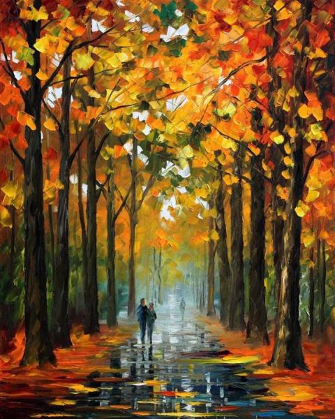 The Rain Is Gone by Leonid Afremov