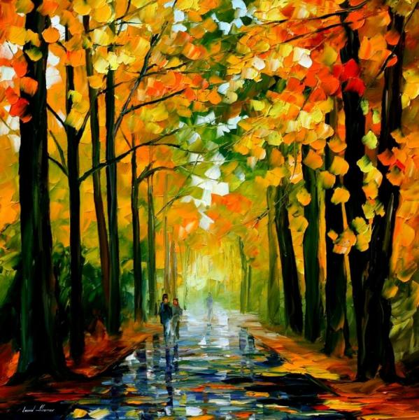 The Rain Is Gone I by Leonid Afremov