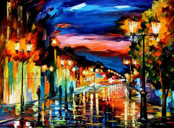 The Road Of Memories by Leonid Afremov
