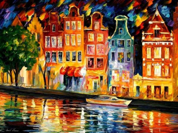 The Sky Of Amsterdam by Leonid Afremov