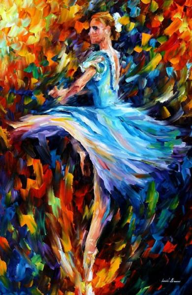 The Spining Dancer by Leonid Afremov