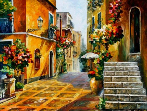 The Sun Of Sicily by Leonid Afremov