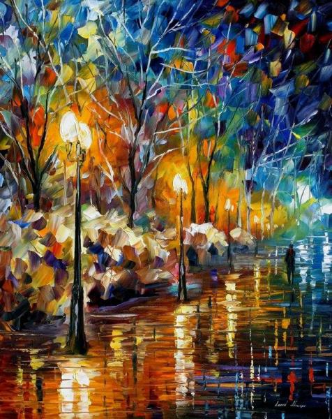 The Warm Light Of The Winter by Leonid Afremov
