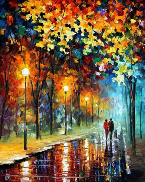 The Warmth Of Friends by Leonid Afremov