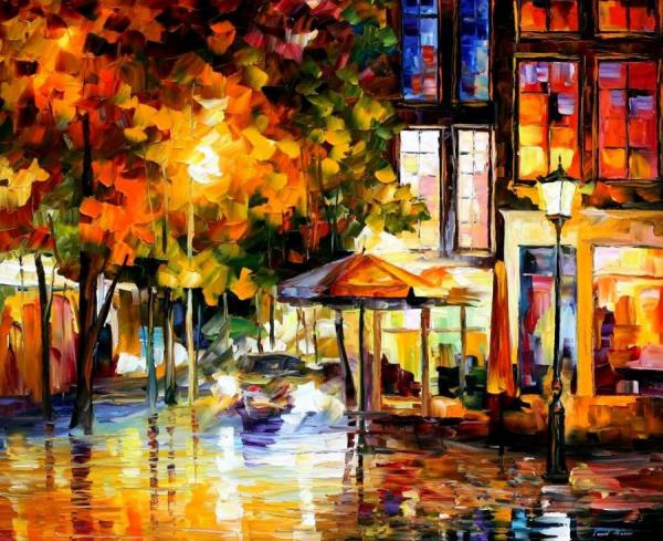 The Windows Of Amsterdam by Leonid Afremov