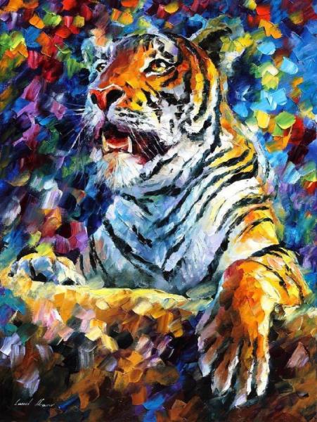 Tiger by Leonid Afremov