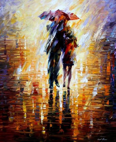 Together In The Storm by Leonid Afremov