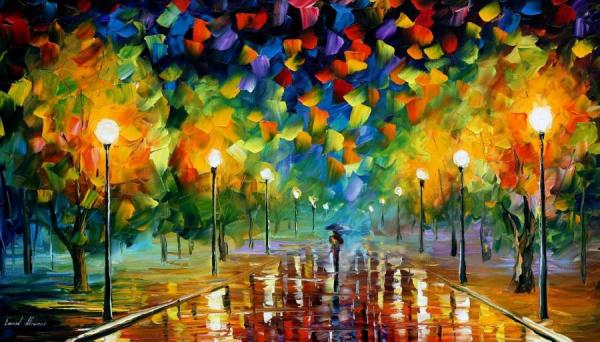 Tricks Of The Summer by Leonid Afremov Oil Painting Reproductions