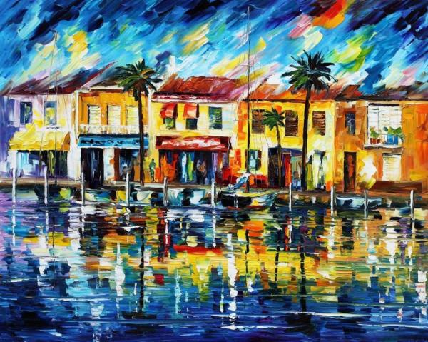 Tropical Night by Leonid Afremov