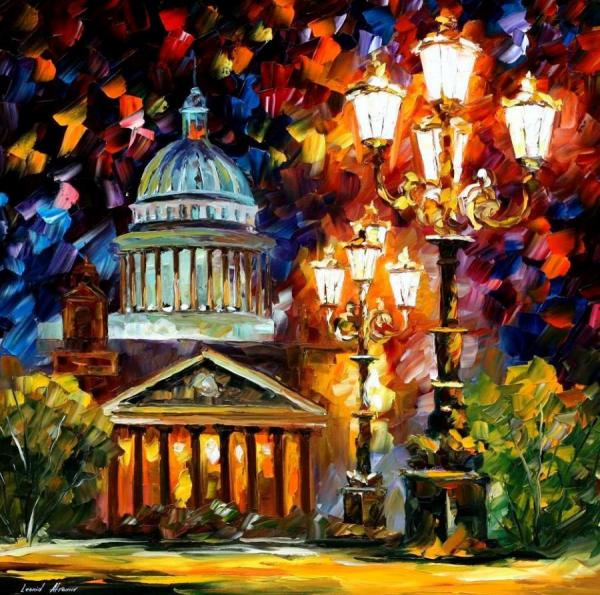 Twinkling Of The Night St. Petersburg by Leonid Afremov
