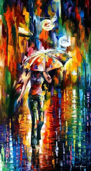 Umbrella by Leonid Afremov