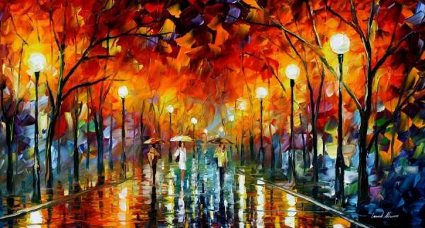 Leonid Afremov Under The Lights
