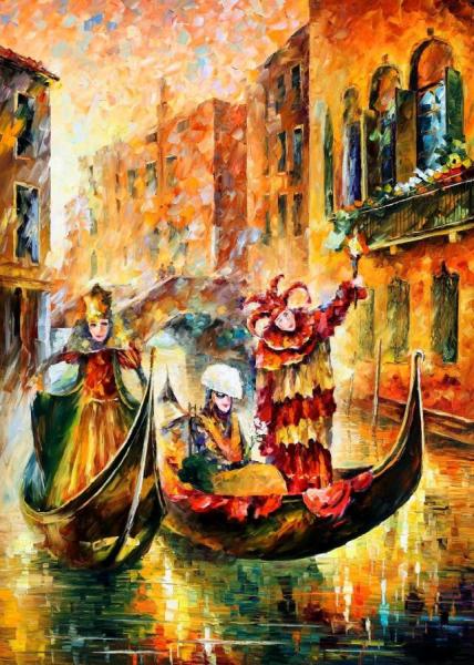 Venice Gondola by Leonid Afremov