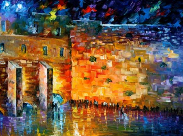 Wailing Wall by Leonid Afremov