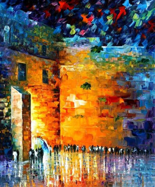Wailing Wall I by Leonid Afremov