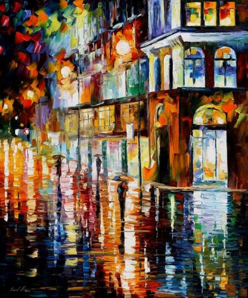 West Palm Beach City Place by Leonid Afremov