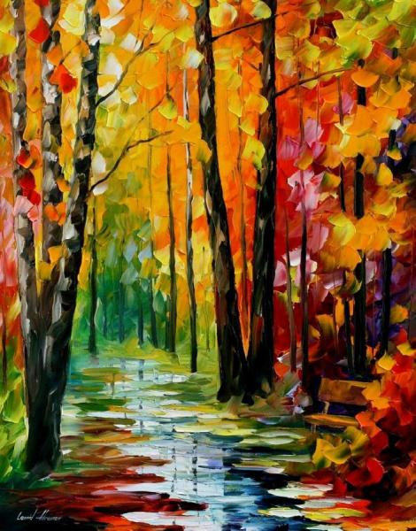 Wet Path by Leonid Afremov