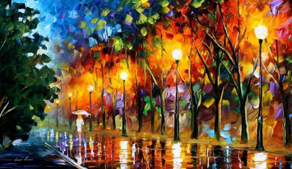 White Mood by Leonid Afremov