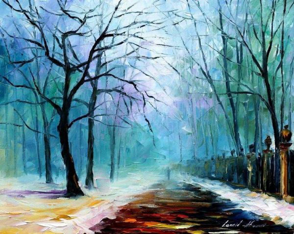 Winter Fog by Leonid Afremov