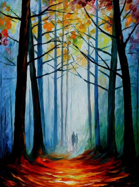 Wise Forest by Leonid Afremov