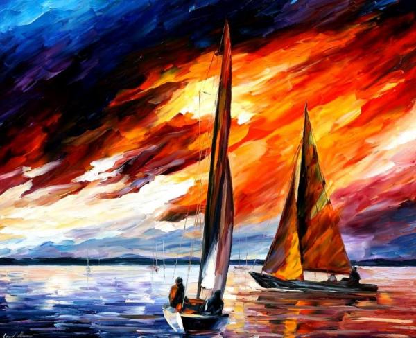 With The Wind by Leonid Afremov