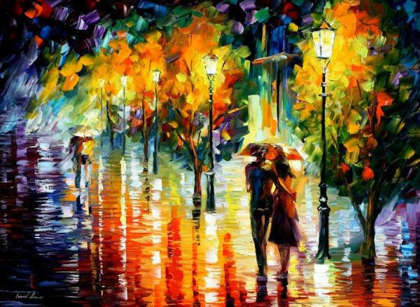 Wo Couples by Leonid Afremov