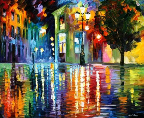 Wonderful Night by Leonid Afremov