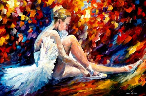 Young Ballerina by Leonid Afremov