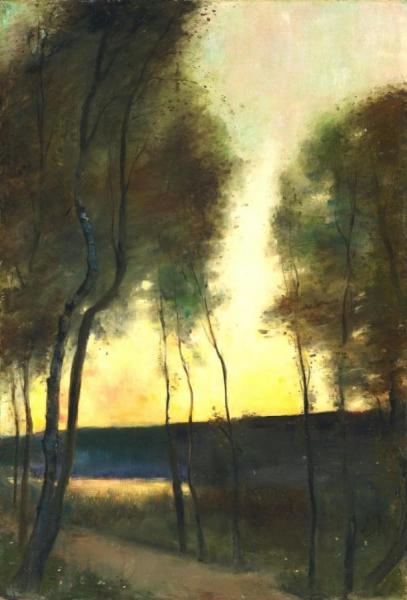 Autumn Mood On Grunewaldsee by Lesser Ury