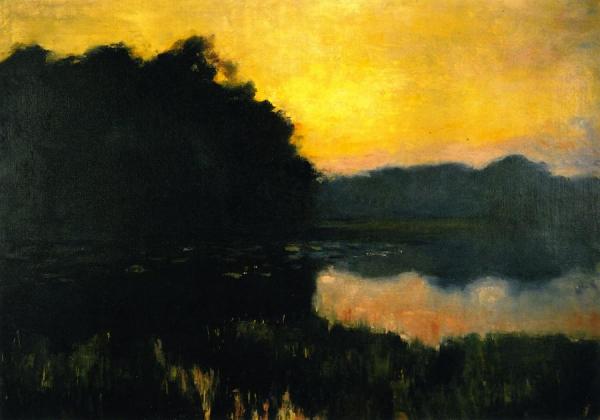 Berlin Seascape In The Evening Light by Lesser Ury