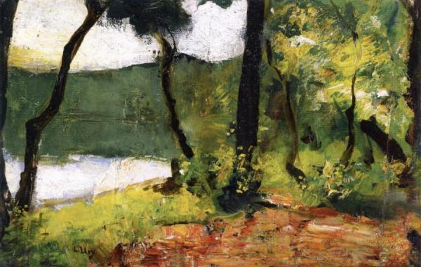 Lake In Mark Brandenburg by Lesser Ury
