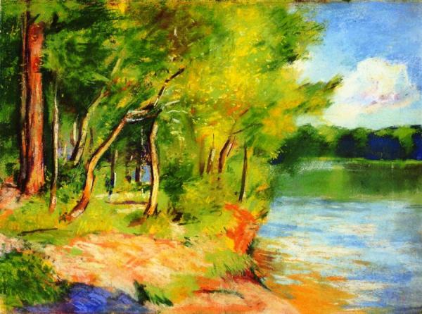 Motiv Vom Schlachtensee by Lesser Ury