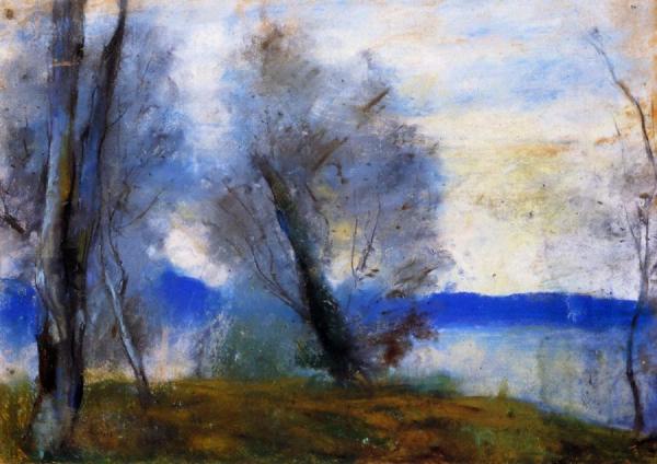 On Lake Garda by Lesser Ury