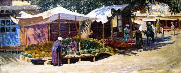 The Vegetable Row by Lev Boure