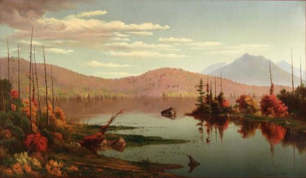 A Lake In The Mountains by Levi Wells Prentice