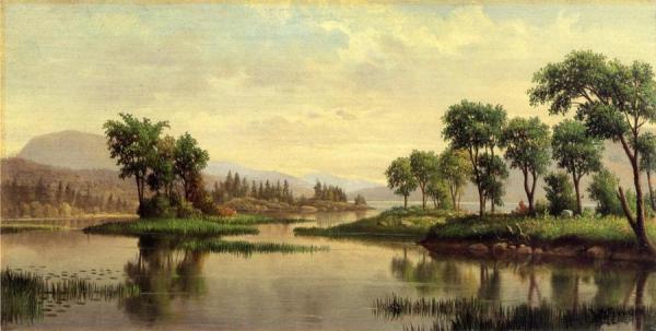Adirondack Lake by Levi Wells Prentice