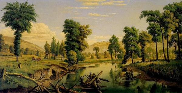 Chenango Creek, Three Miles North Of Sherburne, N.y. by Levi Wells Prentice