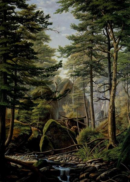 Hooper's Gorge, Onondaga Valley by Levi Wells Prentice