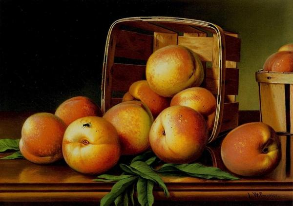 Peaches In A Basket by Levi Wells Prentice