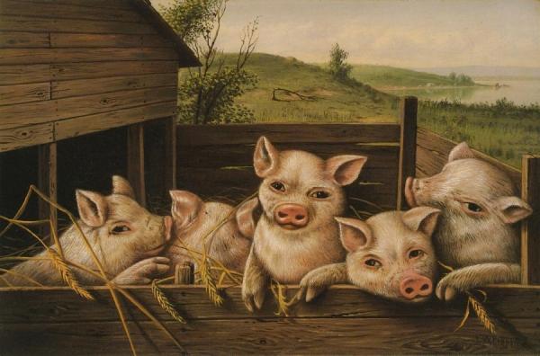 Pig Pen by Levi Wells Prentice