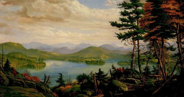 Smith's Lake, Adirondacks, N.y. by Levi Wells Prentice
