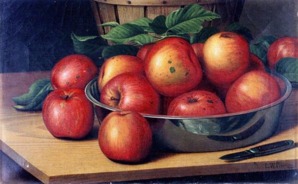Still Life With Apples by Levi Wells Prentice