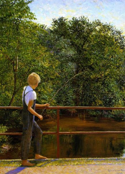 Boy Fishing by Lilla Cabot Perry