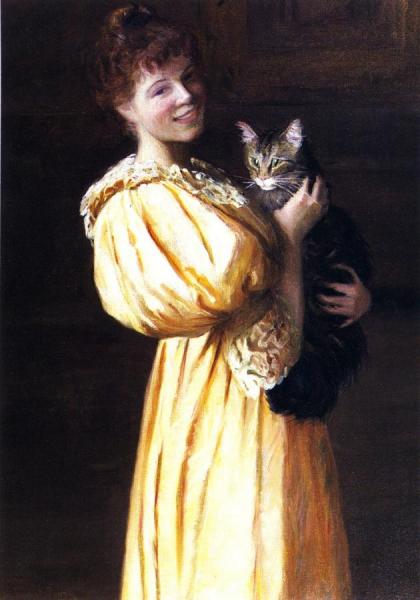 Edith With Lierre by Lilla Cabot Perry